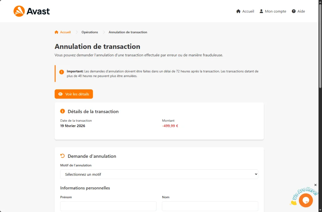 Refund scam impersonates Avast to harvest credit card details